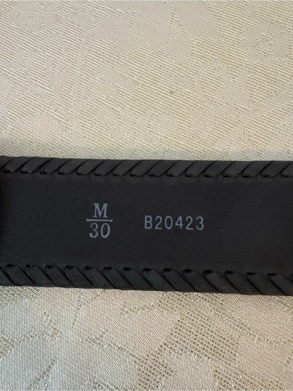 Brighton Gray and Black Heart Belt with Heart Stud Accent and Whipstitch Edges